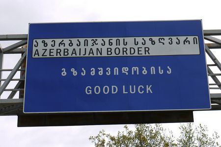 Approaching the Azerbaijan border